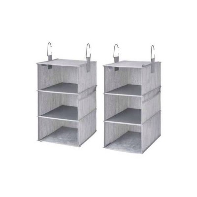 Hanging Fabric Storage Organizer Gray - Brightroom™ : Target