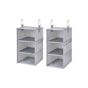 WeThinkStorage 12" x 12" x 42" Foldable 6-Shelf Hanging Closet Organizers - 1 of 4