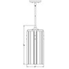 Alverton 1-Light Pendant - Industrial Style, Dimmable, Damp Rated, 100W, 8"x18" - 2 of 4