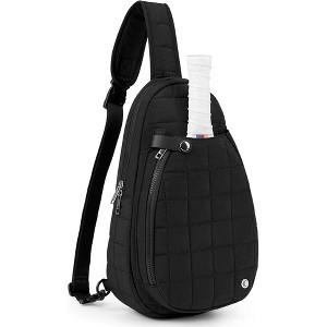 CLUCI Pickleball Bag for Women, Quilted Crossbody Bags for Women Men, Puffer Travel Sling Bag - 1 of 3