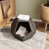 NicBex 26" Cat House Side Table Multi-Purpose Pet Bed & End Table with Storage MDF Construction - 3 of 4