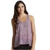 Aeropostale Womens Aria Sheer Cheetah Chiffon Tank Top - 2 of 3