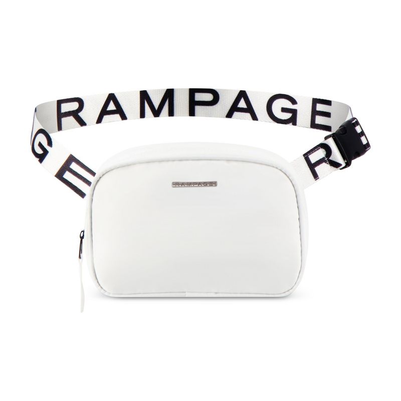 Rampage Women's Fashion Nylon Belt Bag - Travel Waist Pack, Trendy Fashionable Fanny Packs For Women , Waterproof Crossbody Belt Bags, 3 of 4