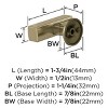 Amerock Everett Bar Knob for Cabinets or Furniture - 4 of 4