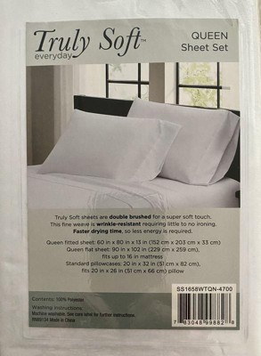 Truly Soft Everyday Black Queen Sheet Set