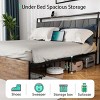 Streamdale Queen Bed Frame with Storage, LED & USB, Ergonomic Headboard, Noise-Free (No Box Spring Needed) - 2 of 4
