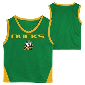 NCAA Oregon Ducks Boys' Sleeveless Basketball Jersey - 1 of 3