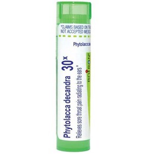 Phytolacca Decandra 30X by Boiron Homeopathic Single Medicine For Cough, Cold & Flu  -  80 Pellet - 1 of 4