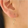 925 Sterling Silver Double Ball Drop Earrings – Minimalist Dainty Screw-Back Jewelry Gift for Women - 4 of 4