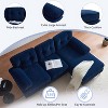 CIPACHO 82.6" Modern Sectional Sofas Couches Velvet L Shaped Couches for Living Room, Bedroom, Blue - 3 of 4