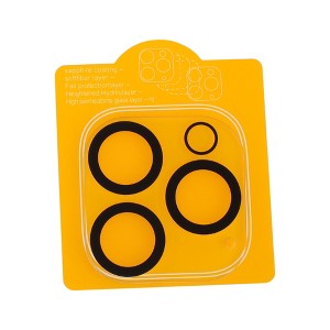 Unique Bargains Cell Phone Camera Cover 5H Glossy Camera Protector Glass Translucent & Black 1Pcs - 1 of 4