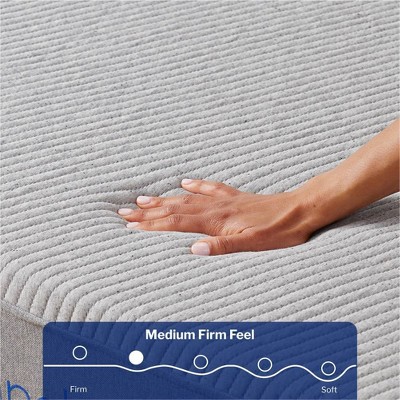 Sustainably Sourced Light Gray Full Foam Mattress with ZonedSupport