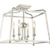 Crystorama Lighting Sylvan 4 - Light Flush Mount in  Polished Nickel - 4 of 4