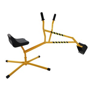 Yukimo 15"H Toy Excavator Riding Sand Dredger, Yellow - 1 of 4