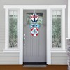 Big Dot of Happiness Ahoy It's a Boy - Hanging Porch Nautical Baby Shower Outdoor Decorations - Front Door Decor - 3 Piece Sign - 2 of 4