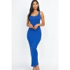 Slickblue Women's Solid Maxi Dress, Sleeveless Stretch Jersey Fabric, Casual Fit, Multi Colors Options, Size S-L - 3 of 4