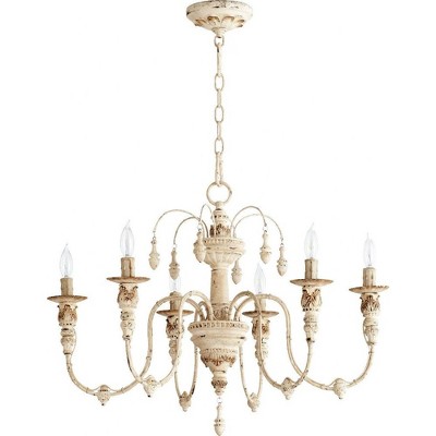 Quorum Lighting Salento 6-Light Persian White Chandelier