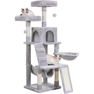 Heybly Cat Tree, Cat Tower for Indoor Cats,Multi-Level Cat Furniture Condo for Cats with Padded Plush Perch - 1 of 3