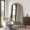 MAYEERTY 71 inch Full Length Mirror Archede Aluminum Alloy Frame Floor Mirror with Bracket Gold - 3 of 4