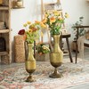 Uniquewise Decorative Antique Style 2 Handle Metal Jug Floor Vase for Entryway, Living Room or Dining Room Tall Elegant Home Decor Accent - Metal Vase - 4 of 4