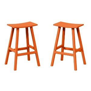 WestinTrends Outdoor Patio Adirondack Counter Height Stool Chair - 1 of 4