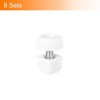 Unique Bargains Plastic Non-Skid Adjustable Square Insert  Furniture Leveling Feet - 3 of 4