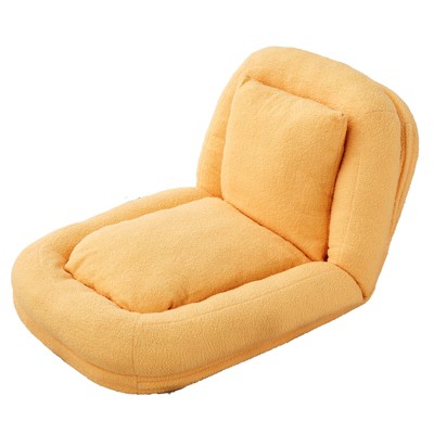 Maliang Folding Sofa Chair with 5 Adjustable Positions, Plush Floor Lounge Chair for Gaming, Meditation, Relaxation