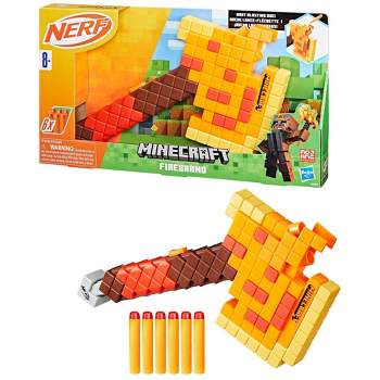 NERF Minecraft Firebrand Axe