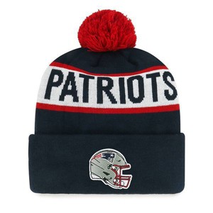 NFL New England Patriots Full Blitz Knit Beanie: Sports Team Logo, Adult One Size - 1 of 2