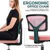 LOVMOR Armless Desk Chair Small Home Office Chair with Lumbar Support - 2 of 4