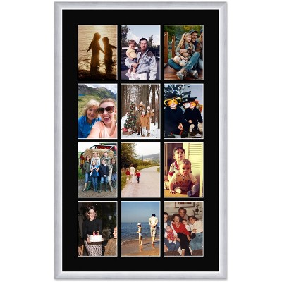 PosterPalooza | Collage Picture Frame - 12 Photo Grid - Multiple Sizes ...