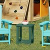 WestinTrends Malibu Kids Outdoor Patio Furniture HDPE Adirondack Square Side Table - 2 of 4