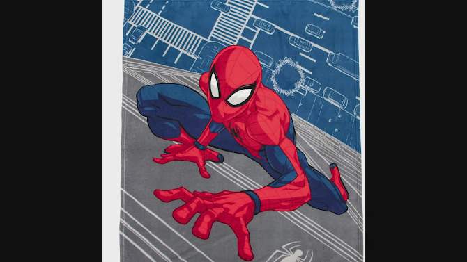 46&#34;x60&#34; Marvel Spider-Man Kids&#39; Throw Blanket, 2 of 7, play video