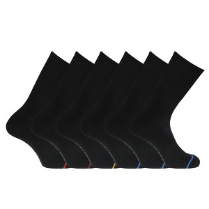 Dockers Men's Socks & Hosiery - 6-Pack Cushioned Athletic & Dress Crew Socks for Men - 1 of 4