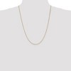 Black Bow Jewelry 1.1mm, 14k Yellow Gold, Solid Box Chain Necklace - 2 of 4