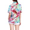 HAPPY BAY Women's Button Down Blouses Casual Summer Beach Party Short Sleeve Vacation Blouse Shirt Hawaii Dress Button Up Hawaiian Shirts - 2 of 4