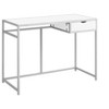 PAGED Simple Modern Computer Desk, 42" L Home Office Desk with Storage Drawer and Metal Legs for Office - 3 of 4