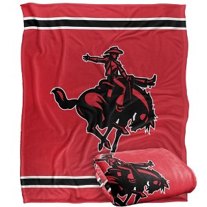 Northwestern Oklahoma State University Primary Logo Silky Touch Blanket White 50x60 - 1 of 4