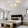Modern 3-Light White Ceiling Spotlight, Adjustable Metal Shade Flush Mount Fixture for Living Room Bedroom Kitchen - 4 of 4