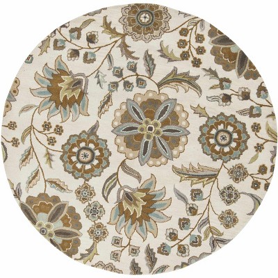 Hauteloom Mack Floral Wool Area Carpet
