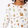 Bellabu Bear Kids Halloween Treats Bamboo Kids Pajamas - 2 of 4
