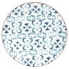 Baum Bros. 16pc Stoneware Eloise Dinnerware Set Turquoise: Geometric Dishware Set, Service for 4, Dishwasher-Safe - 3 of 4