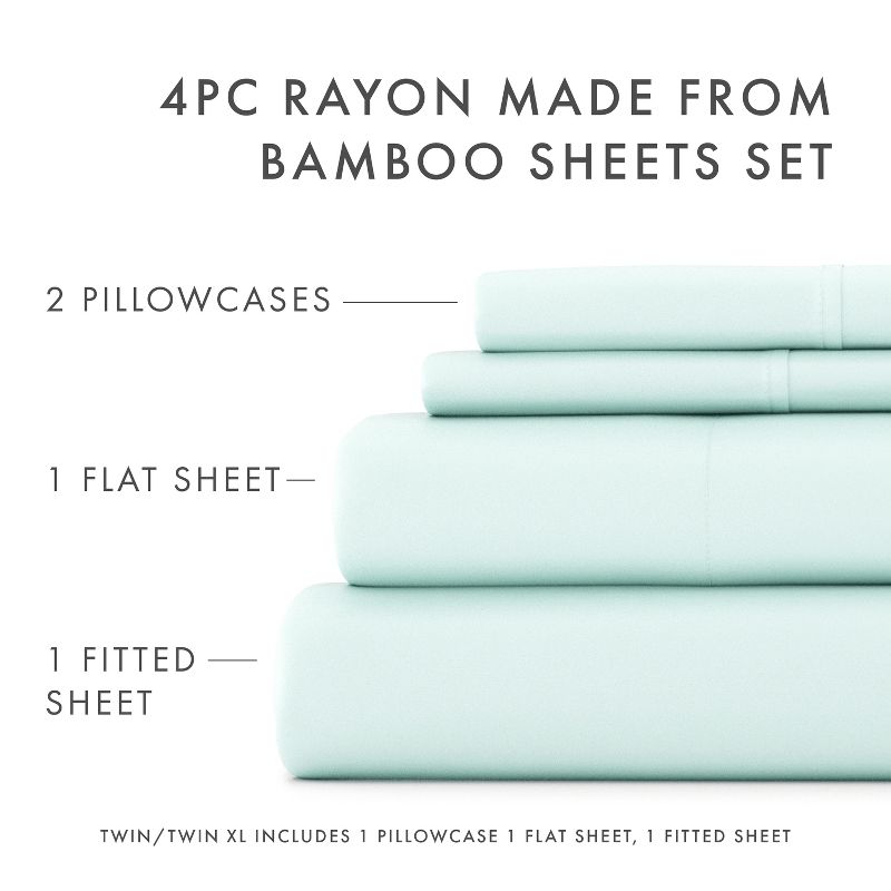 Softest Rayon made from Bamboo 4 Piece Sheet Set - Becky Cameron, 4 of 12