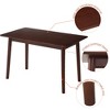 NicBex Dining Table for 4 Kitchen Table Solid Wood Rectangular Dining Table for Dining Room, Small Space - 2 of 4