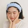Spa Essentials 2-Pack Plush Spa Headbands – Ultra-Soft Stretch Fleece Facial Hair Bands for Women – Ideal for Makeup, Skincare, and Bath - 3 of 4