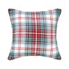 C&F Home 18" x 18" Morris Plaid Woven Christmas Throw Pillow - 2 of 3