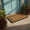 Evideco French Home Goods Sheltered Coir Doormat 30x18 Inch - 3 of 4