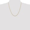 Black Bow Jewelry 2mm, 14k Yellow Gold, D/C Quadruple Rope Chain Necklace - 2 of 4