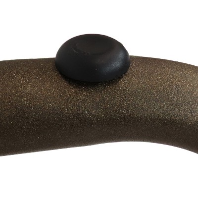 CrossBase 50'' Faux Wood and Metal Minimalist Coffee Table