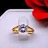 Ariel Engagement Ring Cubic Zirconia Women Sterling Silver Ginger Lyne Collection - 3 of 4